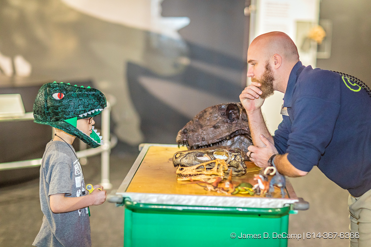 cosi dinosaur exhibit